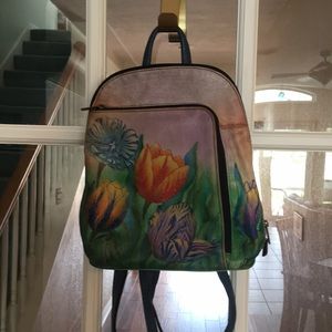 Anuschka leather back pack